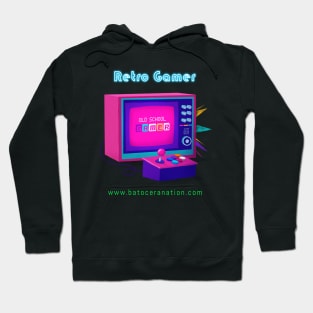 Retro Gamer Logo 6 by Batocera Nation Hoodie